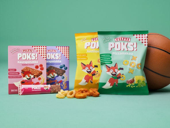 Piltti Poks! tuotteet